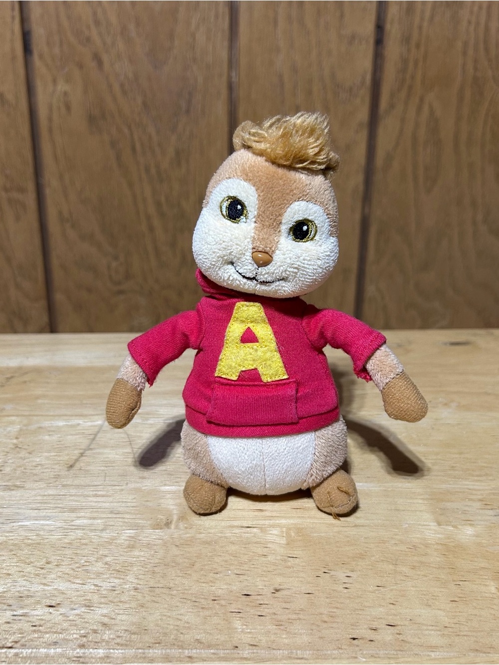 Ty Alvin and the Chipmunks Beanie Baby Plush Figure Stuffed Animal Toy 7”
